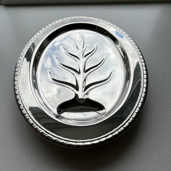 Vintage Large Footed Roger´s & Bro 810 Silver Plated...